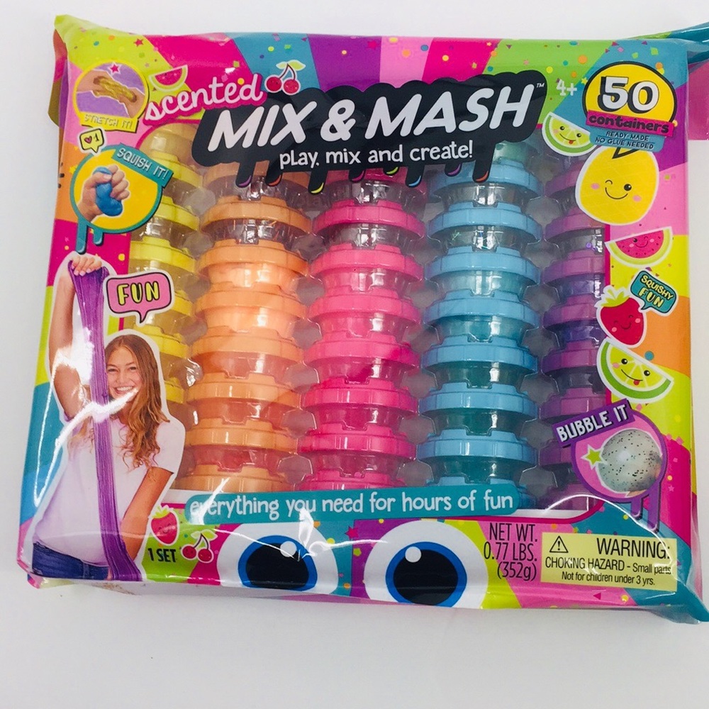✨🌈Brand New Mix and Mash Slime Kit (50 count)
